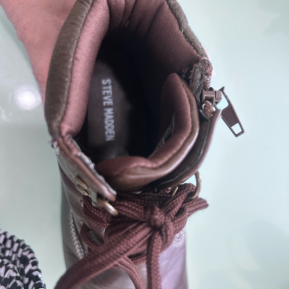 Steve Madden boys Brown Boots